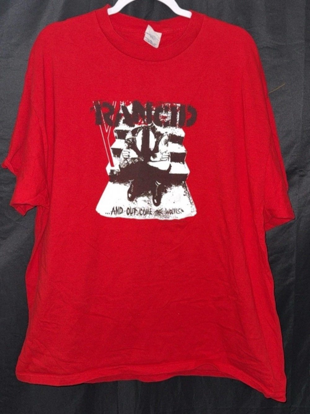 Rancid band Red Short Sleeve Graphic Tee